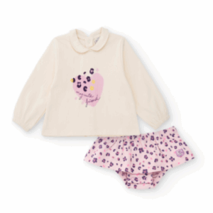 CONJUNTO 2 PIEZAS/FALDA CON VOLANTE"ANIMAL PRINT"REF11398894
