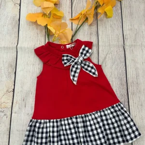 Vestido "Rojo/Vichy"Ref.2455