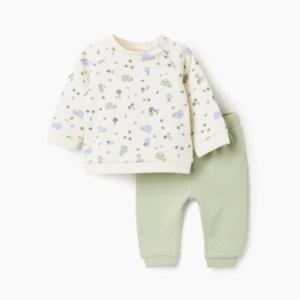 CONJUNTO BEBE 2 PIEZAS ESTAMPADO CARACOLES REF3107480401