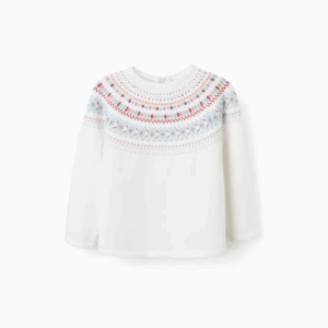 JERSEY BEIGE ESTAMPADO SUPERIOR REF.0202_25063